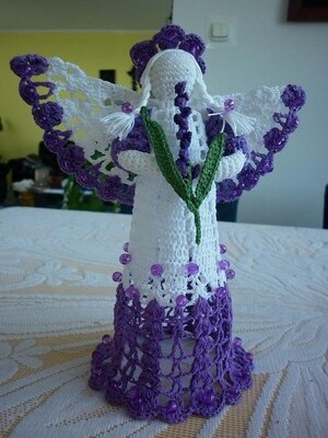 Novogodisnji Andjeli Heklanje Seme Christmas Decoration 60 